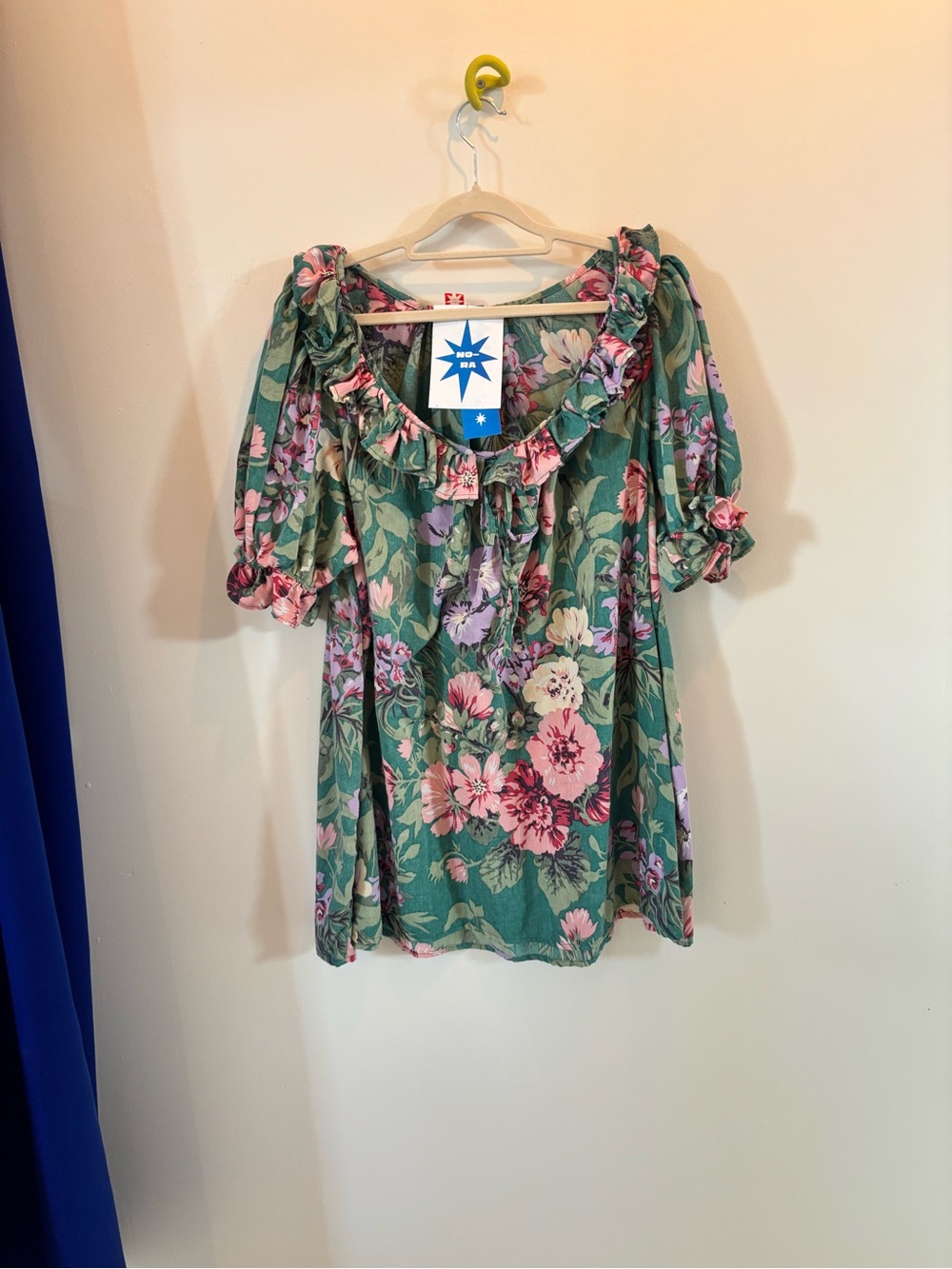 Floral Ruffle Mini Dress
